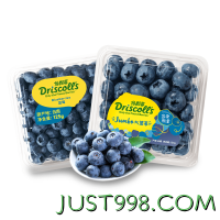 DRISCOLL'S/怡颗莓 云南季 蓝莓 中果 新鲜当季水果     125g*6盒