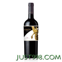 MONTES 蒙特斯 智利原瓶进口 蒙特斯天使庄园西拉干红葡萄酒750ml 单支装