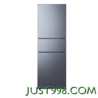 Midea 美的 236升 三开门小型冰箱 BCD-236WTM(E)