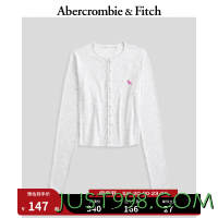 Abercrombie & Fitch 、需入会：ABERCROMBIE & FITCH 长袖亨利式T恤女 355534-1