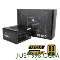 Thermalright 利民 额定850W TR-TG850 ATX3.0电源 金牌全模 PCIE5.0