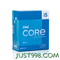 intel 英特尔 i5-13600KF 盒装处理器（14核心20线程、5.1GHZ）